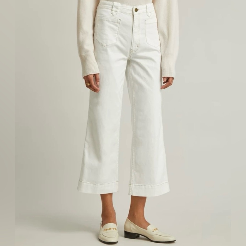FRAME Utility Relaxed Straight Jeans in Au Natural Colourway
